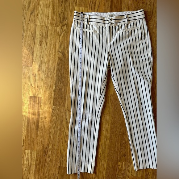 Anthropologie Black and White Striped Women’s Dress Pants - US 6 - Picture 7 of 7